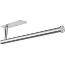 LQQBOX Paper Towel Holder Under Cabinet for Kitchen, Adhesive Paper Towel Holder Wall Mount, Stainless Steel 13 inch(1,Silver)