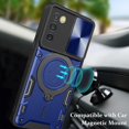 thumbnail image 4 of A03s Case, for Samsung Galaxy A03s Phone Case Metal Stand Ring Holder,Camera Lens Protector for Galaxy A03S,Slim Full Protection Shockproof Cases Cover for Women Men (Blue), 4 of 7