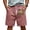 Pink, variant on JULMCOMO American Flag Men's Shorts Drawstring Red White Blue Loose 250 Anniversary USA Summer Shorts for 1776 with Pockets Mint Green M