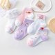 thumbnail image 1 of Calcetines para niñas, 5 par/lote, calcetines de algodón para primavera y verano para niños, patrón de flores bonitas para niños y bebés Tan Jianjun unisex, 1 of 2