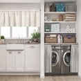 thumbnail image 5 of LALILO Kitchen Curtain Valance Sand Beach Sand Beach Rod Pocket Window Curtain 52"x 18" Set of 2, 5 of 5