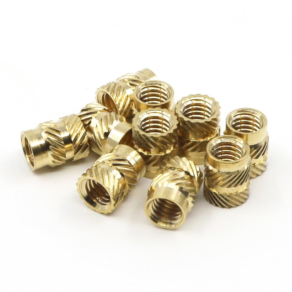 520pcs Metal Threaded Inserts with Knurled Surfaces Ensuring Secure Fastening