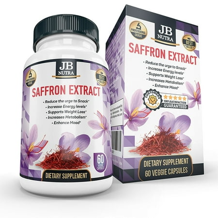 Saffron For Weight Loss, Appetite Suppressant for Women and Men - Extreme Fat Burner, Best Diet Supplement by JB