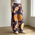 thumbnail image 2 of Bovemsi Sweat Pants for Womens Fashion Outfits Clothes Multicolor Wide Leg Barrel Baggy Trousers, Elastic High Waist Casual Pants With Pockets XXXL, 2 of 4