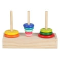 thumbnail image 4 of Torre de Hanoi Rompecabezas de 10 anillos Juguete lógico de madera con caja de almacenamiento para niños de 5 años en adelanteL, 4 of 9