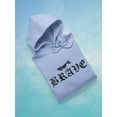 thumbnail image 3 of Japanese Dragon Brave Text Hoodie Women -Image by Shutterstock, Female 4X-Large, 3 of 4
