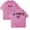 Pink, variant on Peso Pluma Merch La People II Vintage Washed Cotton Dirtyfit T-Shirt Oversized Black Graphic Tee