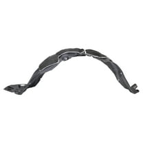 TRQ Front Right Inner Fender Liner Black Passenger Side Fits Select 2018-2019 Toyota Prius C TO1249242