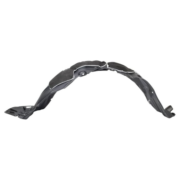 TRQ Front Right Inner Fender Liner Black Passenger Side Fits Select 2018-2019 Toyota Prius C TO1249242