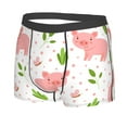 thumbnail image 2 of Disketp Funny Little Pigs Men'S Boxer Briefs,Soft And Breathable Cotton Underwear With Comfortflex Waistband, 2 of 8