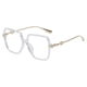 thumbnail image 1 of Sonducket Moda para mujeres con estilo gafas anti-luz azul gafas de ordenador gafas de lectura gafas de mujer marco dorado Type1 NO1, 1 of 6