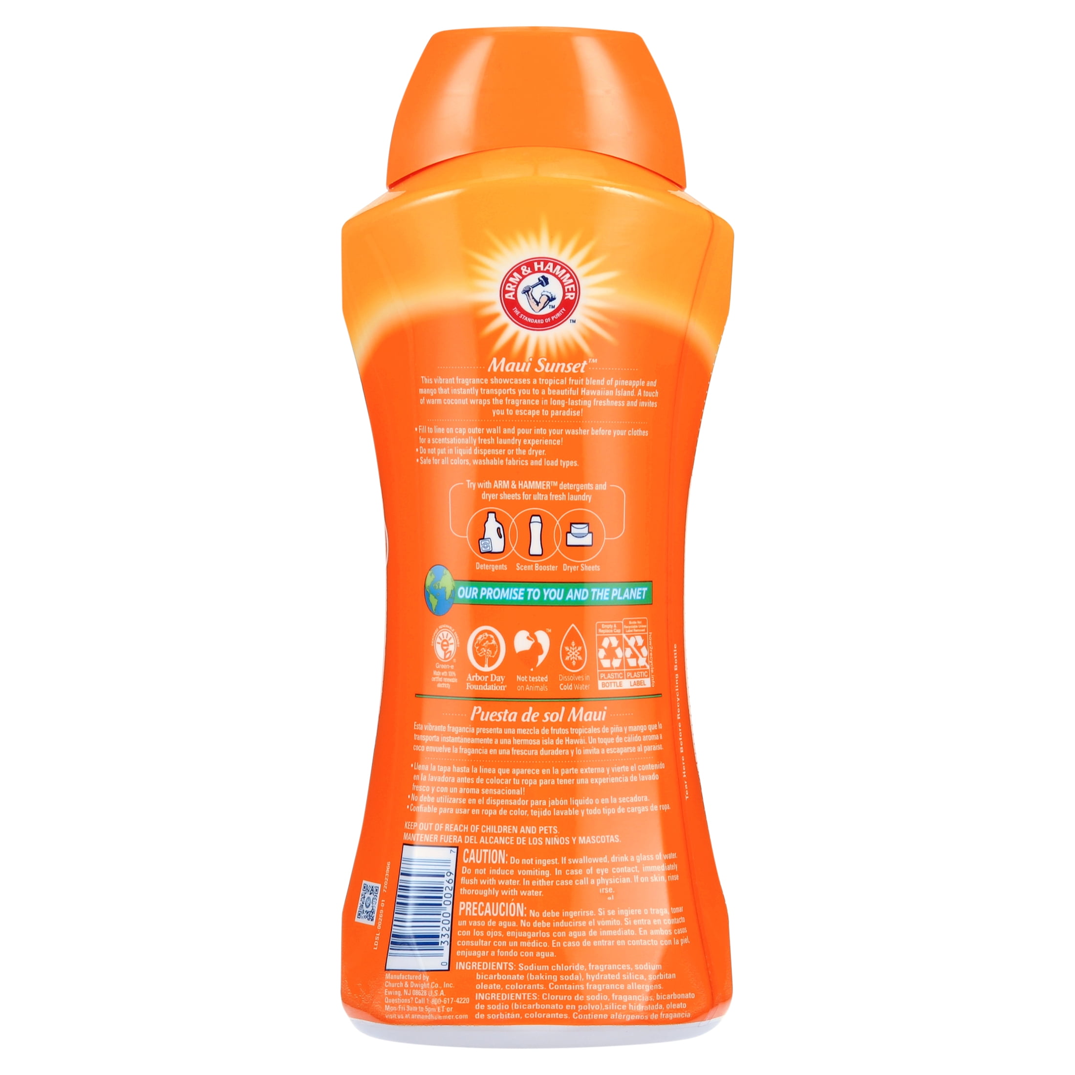 Arm & Hammer In-Wash Scent Booster, Maui Sunset, 37.8 oz