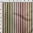 thumbnail image 3 of oneOone Organic Cotton Voile Fabric Multicolor Stripe Decor Fabric Printed BTY 42 Inch Wide, 3 of 4