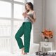 thumbnail image 5 of Balery Teal Marble Pantalones de pijama para mujer, pijamas ultraligeros, pantalones de estar por casa-Large, 5 of 6
