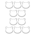 thumbnail image 1 of Wosthever Biscuit Mold Shape Crafting Embossed Mould Celebration Chocolate Aluminum Supplies Lovely Decorating Party Tools Cake Plata 10piezas Wosthever CBP012651, 1 of 4
