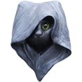thumbnail image 5 of Estatuilla de gato de bruja negra para Halloween, gato misterioso con una capa - Decoración para colgar en la pared oso de fresa Electrónica, 5 of 5