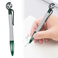 thumbnail image 2 of Soccer Ball Retractable Ballpoint Pens, Novelty Football Themed Ball Pens, Smooth Writing Ball Pens, Sports Party Favor Gift Pens, Home Office Writing Pens for Daily Stationery Supplies, 2 of 5