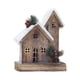 thumbnail image 2 of Estatuilla navideña de casa de nieve, casa de madera navideña en miniatura, ilumina casas de pueblo de vacaciones para decoración interior y exterior estilo A Macarena Casa de Navidad, 2 of 8