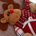 thumbnail image 3 of Medias navideñas colgantes estereoscópicas, calcetines de regalo de dulces para niños, 3 of 9