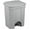 Gray, variant on PRO&Family 18 Gallon/ 68 Liter Gray Rectangular Foot Operated Hands-Free Trash Can.Hospital, Nursing, Retirement Homes, Schools, Kitchen, Home,Schools, breakrooms Trash Bin