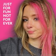Fun In by Sun In, One Day Temporary Hair Color Washable Brush In System, Pink, Unisex, 1 oz