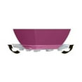 thumbnail image 2 of Curtis Wagner Plastics SQDS-1200 12 in. Square Plastic Carpet Saver Footed Planter Saucer, Clear, 2 of 2