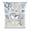Indigo, Cobalt, White, variant on Blue Starfish Coastal Tie Up Curtains for Kitchen Windows,Adjustable Rod Pocket Valance 45 Inch Short, Nautical Summer Beach Shell Coral Window Treatment Balloon Roman Blind Shade, 42" x 45"