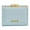 Blue, variant on YOUSNH Fashion Summer Women Purse Tri Fold Clasp Practical Design Solid Color Simple Style Lightweight and Durable Wallet Pink