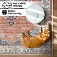 thumbnail image 6 of GLN Rugs Kitesh - Indoor, Machine Washable Area Rug 2'6"x7' Turkish Terra Home Carpet, All Ages, 6 of 8