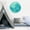 Cyan Green Light, variant on Luminous Moon Wall Sticker Glowing Round Decal for Bedroom Kids Room Decor Removable PVC Night Light Background Ornament, 11.8 inches / 30 cm