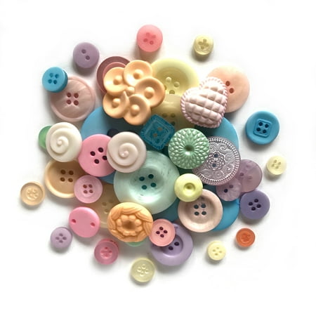 Buttons Galore Grab Bag Buttons - Pastel