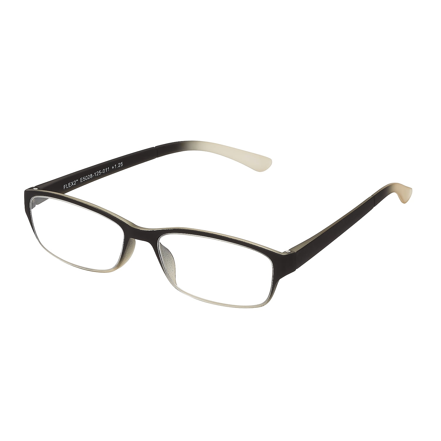 SAV Flex 2 +1.25 Reading Glasses Black Gradient (E5028)
