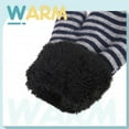 thumbnail image 2 of Yoyauz Kids Children Winter Warm Knit Mittens Gloves Beanie Pompom Hat Set, 2 of 5