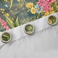 thumbnail image 4 of Feelyou Spring Plant Botanical Curtains Pack of 2 (42x84 Each), Spring Flower Floral Curtains Blackout, Vintage French Style Bedroom Curtains, Living Room Curtains Decor, 4 of 6