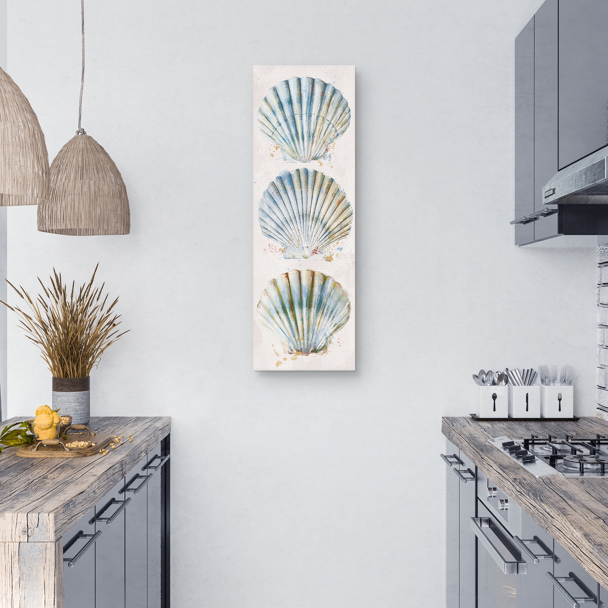 Shell Panel I by Studio Arts Canvas Art Print