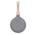 thumbnail image 2 of Frying Pan, Wooden Handle Design Flat Bottom Pot Specially Treated to Distribute Heat Evenly Nonstick Skillets Saving Energy Omelet Pan for Home Kitchen, 2 of 8