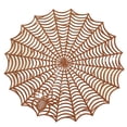 thumbnail image 2 of Lace Spider Web Tablecloth for Halloween Round Table Decoration 15 Inch, 2 of 9