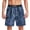 Dark Blue, variant on Mens Hawaiian Print Swim Trunks Quick Dry Drawstring Elastic Waist No Liner Board Shorts Summer Beach Swimming Surface Bottoms