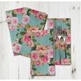 thumbnail image 2 of S4Sassy Green Stripe & Ranunculus Floral Holiday Parties Cloth Table Linen Re-Usable Dinner Napkins Set 18 x 18"(Pack of 6), 2 of 7