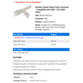 thumbnail image 2 of Auxiliary Heater Heater Hose Connector - Compatible with 2000 - 2014 GMC Yukon 2001 2002 2003 2004 2005 2006 2007 2008 2009 2010 2011 2012 2013, 2 of 2