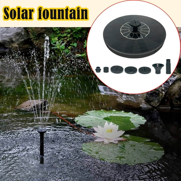Agiferg Solar Fountains Floating Outdoor Pool Water Feature Floating
