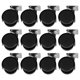 thumbnail image 1 of GOOHOCHY 12 ruedas giratorias de repuesto para muebles multiusos, ruedas de repuesto para carritos., 1 of 8