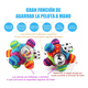 thumbnail image 2 of "Pelota Bomba De Colores Peluches Para Niños De Color Laberinto Belug Multicolor ", 2 of 5