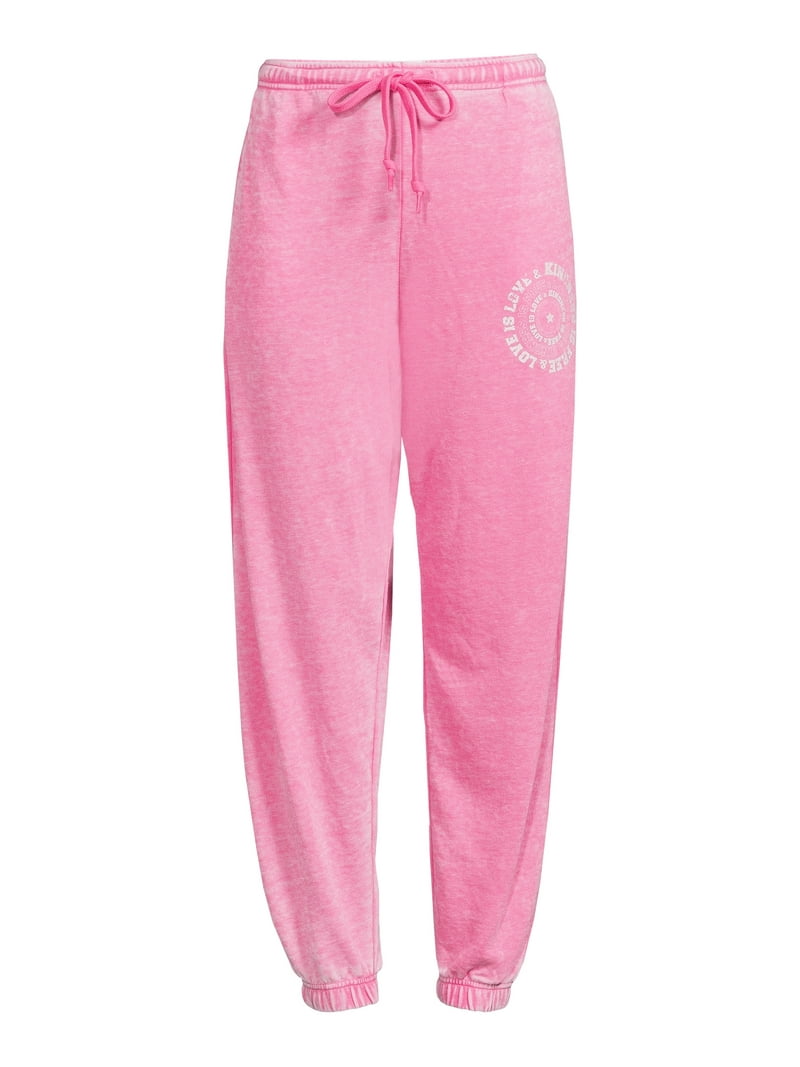 Vanilla Star Women's High Rise Graphic Jogger Pants