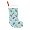thumbnail image 2 of Salouo Modern Ice Cream Print Christmas Stockings,Large Xmas Stocking Set of 1 Holiday and Farmhouse Stocking for Christmas Holiday Party Decoration(17.7*11 Inch), 2 of 7