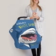 thumbnail image 3 of Haiem Great White Shark Baby Nursing Cover & Nursing Poncho - Multi Use Cover for Baby Car Seat Canopy, Stroller Cover, 360°Full Privacy Breastfeeding Coverage, 3 of 9