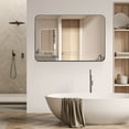 thumbnail image 5 of EDX Bathroom Mirror 40"x 30" Wall Mirror with Rectangular Metal Frame, Black, 5 of 11