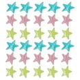 thumbnail image 4 of 100 Uds. Pegatinas de estrellas coloridas pegatinas de pared que brillan pegatinas de pared de estrellas de plástico parche calcomanía Kits de decoración para fiestas color 3 cm 100 piezas Cateissary HA004699-02, 4 of 6
