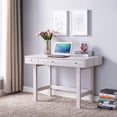 thumbnail image 1 of Bureau Style Artisan Q-Max avec Trois Tiroirs - Rangement et Commodité en Chêne Blanc Classique, 1 of 4