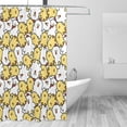 thumbnail image 2 of Rateoe Cartoon Chicken Shower Curtain - Fancy Bathroom Shower Curtain Sets - Waterproof Shower Curtain with Hooks with 12 Plastic Hooks 72x72 Inches, 2 of 5